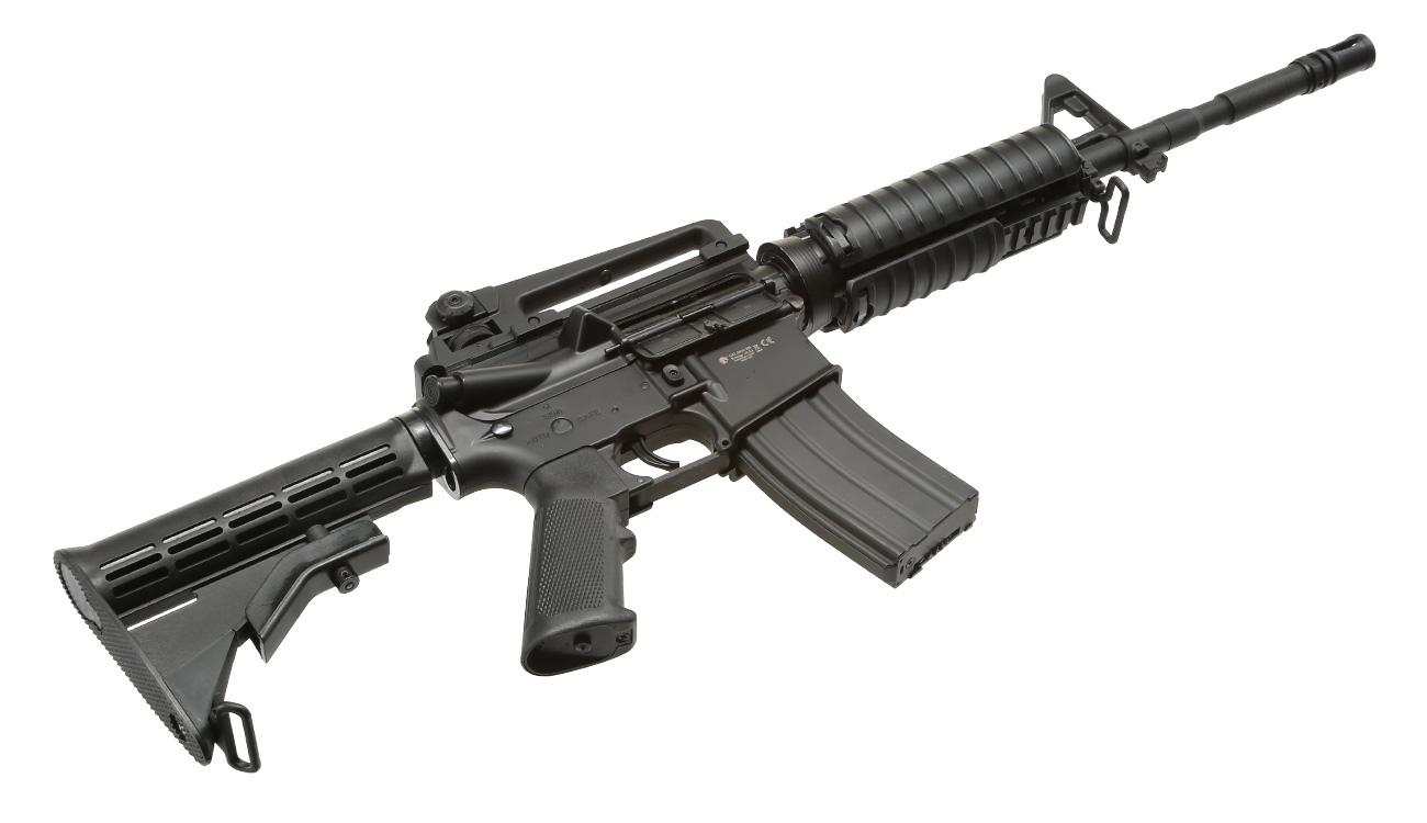 Double Bell M4A1 RIS Carbine Super Sportline AEG 6mm BB schwarz Bild 4