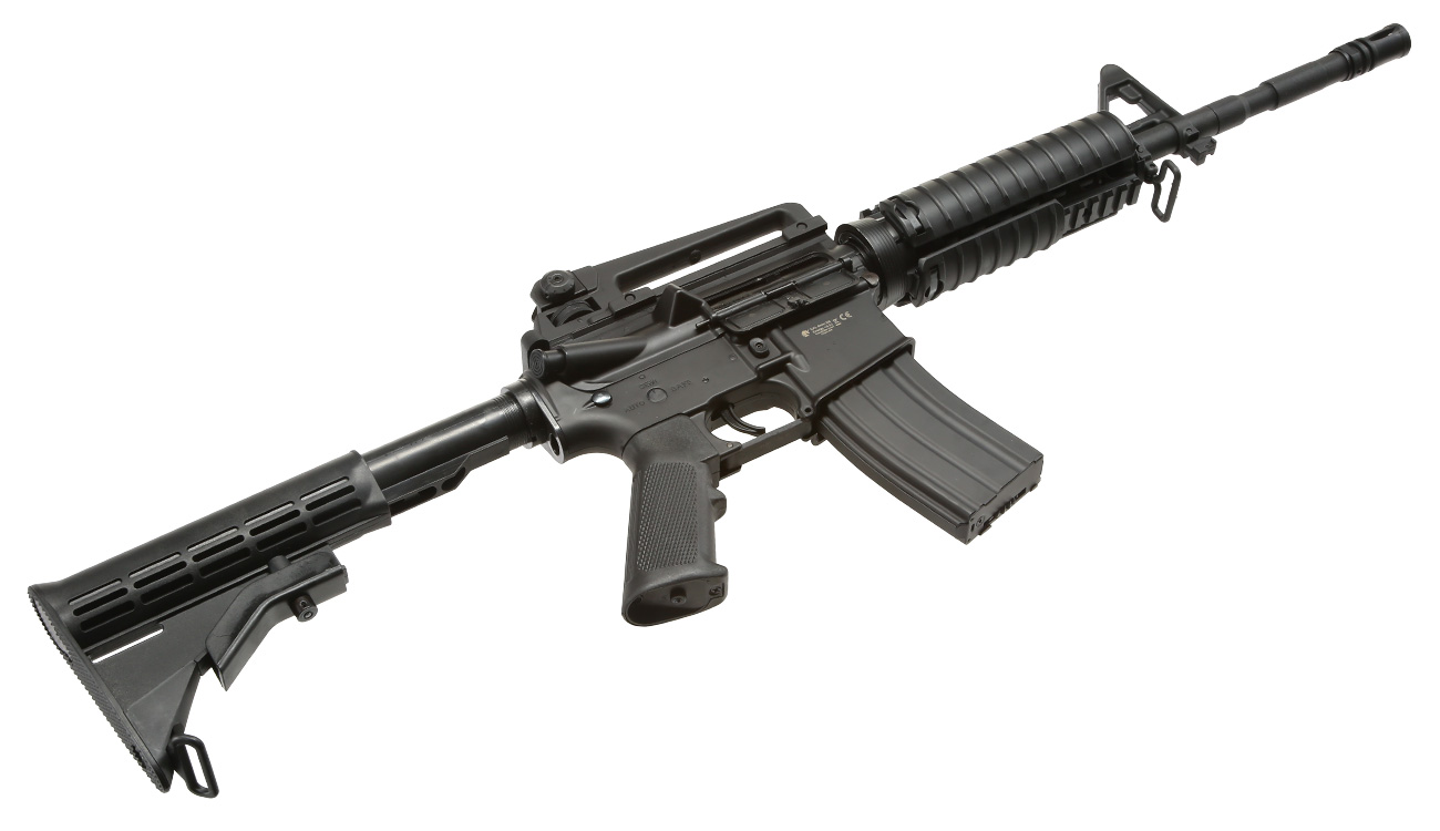 Double Bell M4A1 RIS Carbine Super Sportline AEG 6mm BB schwarz Bild 5