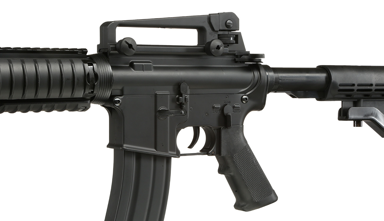 Double Bell M4A1 RIS Carbine Super Sportline AEG 6mm BB schwarz Bild 7