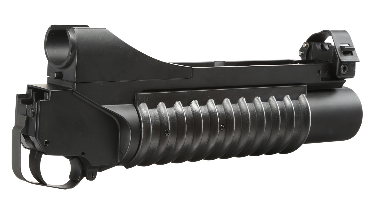 Versandrcklufer Double Bell M203 40mm Granatwerfer Vollmetall (3in1) schwarz - Short Version Bild 3