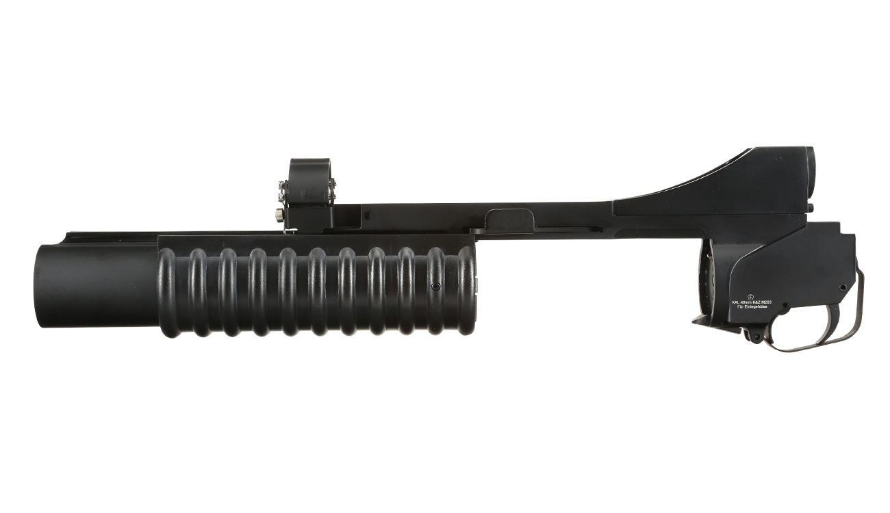 Double Bell M203 40mm Granatwerfer Vollmetall (3in1) schwarz - Short Version Bild 5
