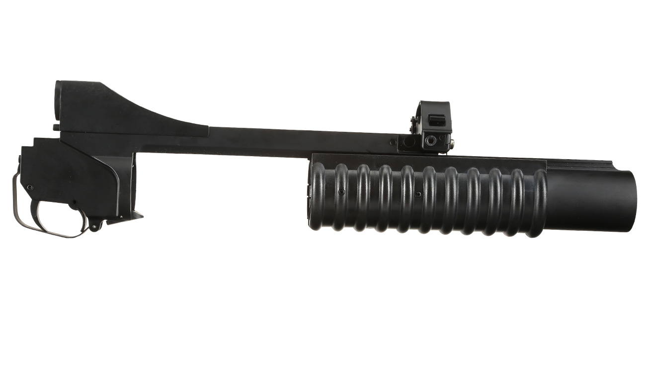 Versandrcklufer Double Bell M203 40mm Granatwerfer Vollmetall (3in1) schwarz - Short Version Bild 6