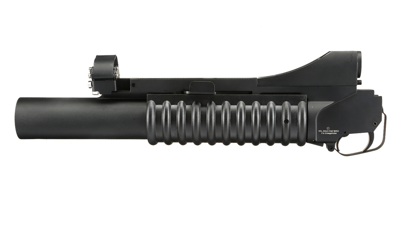Double Bell M203 40mm Granatwerfer Vollmetall (3in1) schwarz - Long Version Bild 1