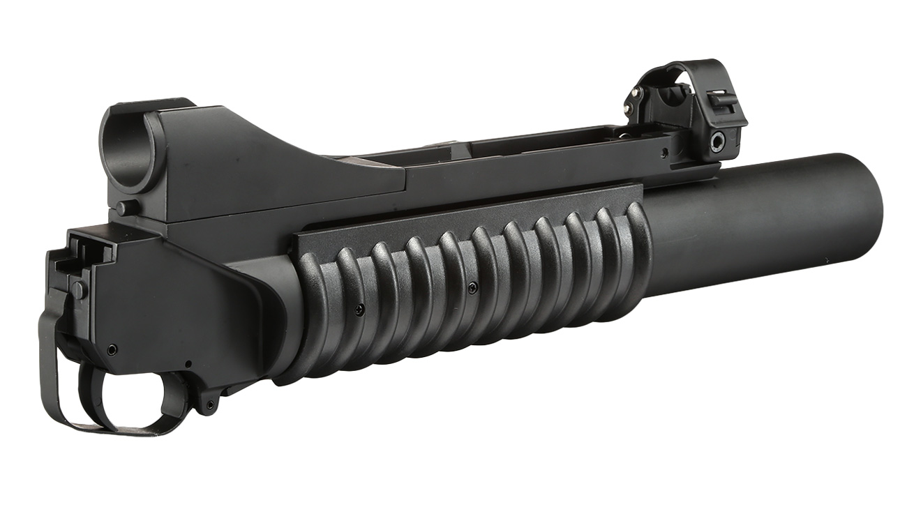 Double Bell M203 40mm Granatwerfer Vollmetall (3in1) schwarz - Long Version Bild 3