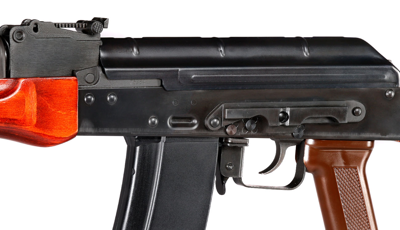 GHK AK-74 Vollmetall Echtholz Gas-Blow-Back 6mm BB schwarz Bild 6