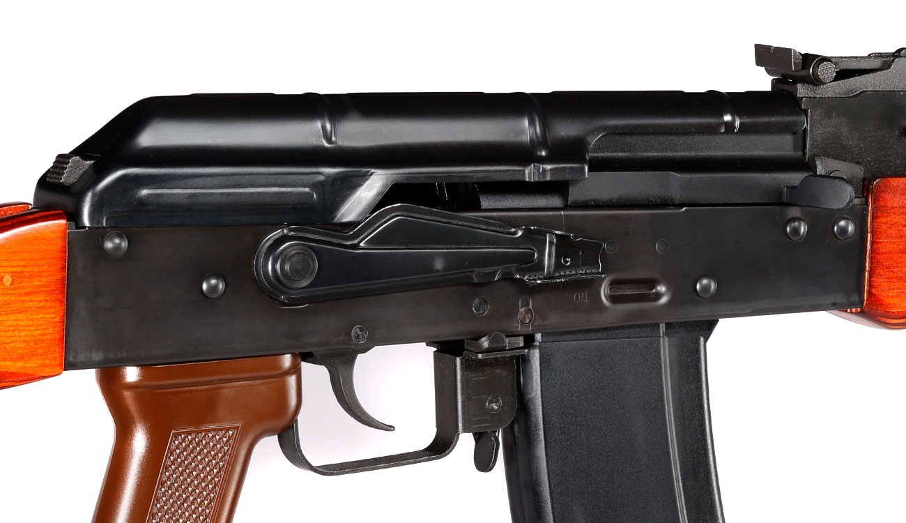 GHK AK-74 Vollmetall Echtholz Gas-Blow-Back 6mm BB schwarz Bild 7