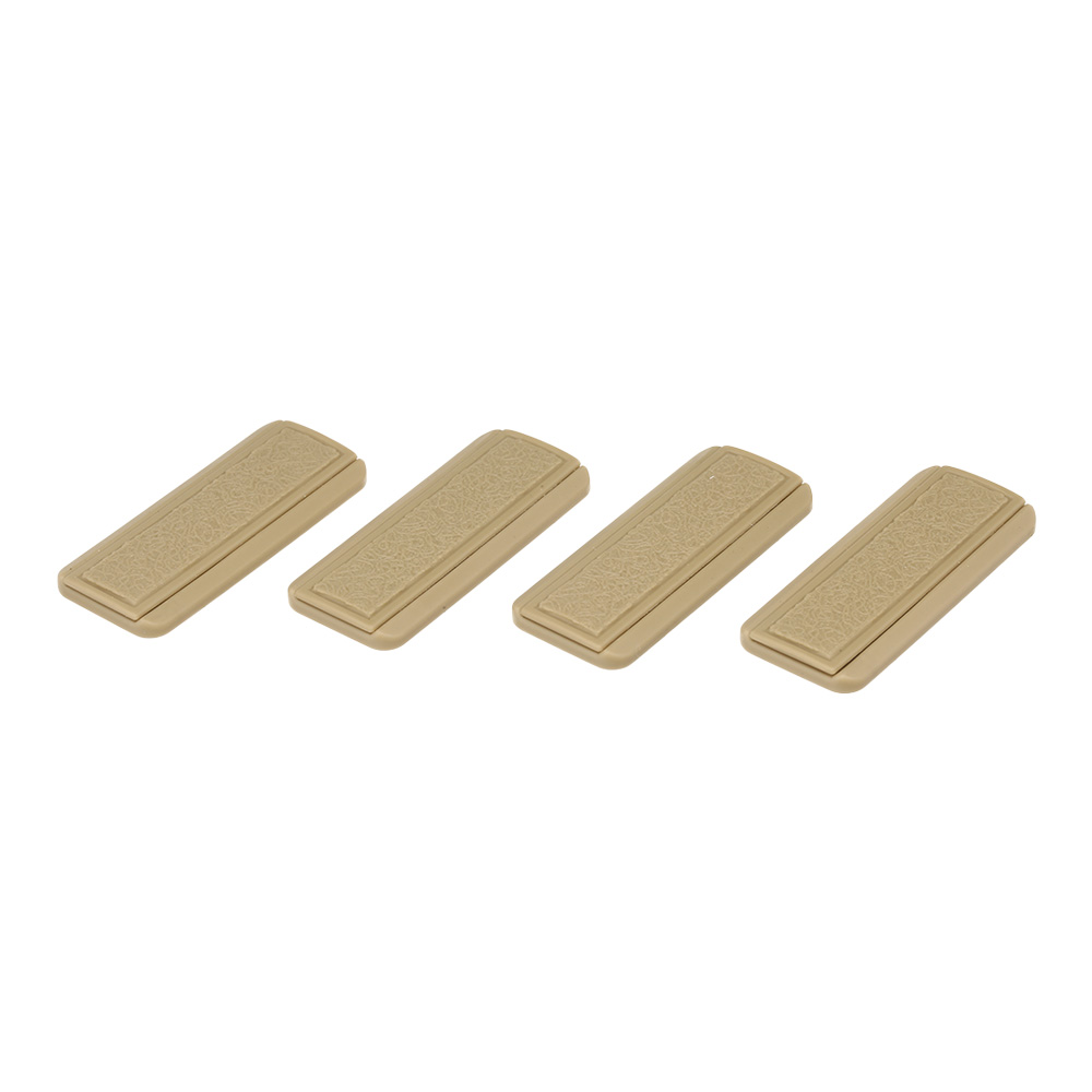 G&G M-Lok Rail Panel / Rail Covers Two-Piece Design (4 Stck) Desert Tan