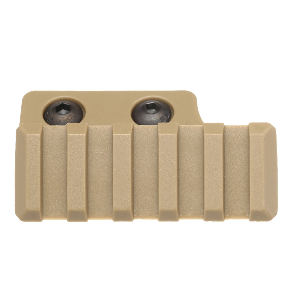 G&G M-Lok 45 Grad Polymer Halterung mit 21mm Schiene Desert Tan Bild 5