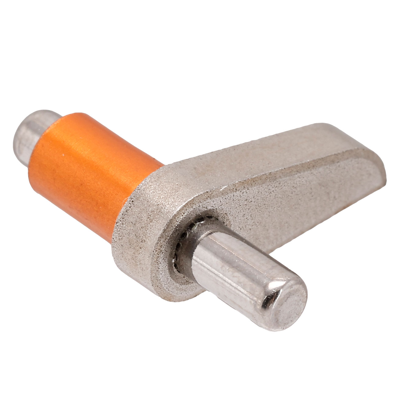 Ultimate Kugellager-Stahl CNC Anti Reversal Latch Version 6 orange Bild 1