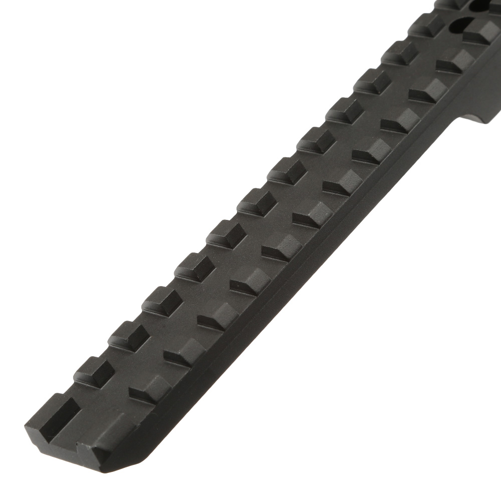 King Arms 21mm Aluminium Extension Rail Long-Version f. TM VSR-10 / KJW M700 schwarz Bild 4