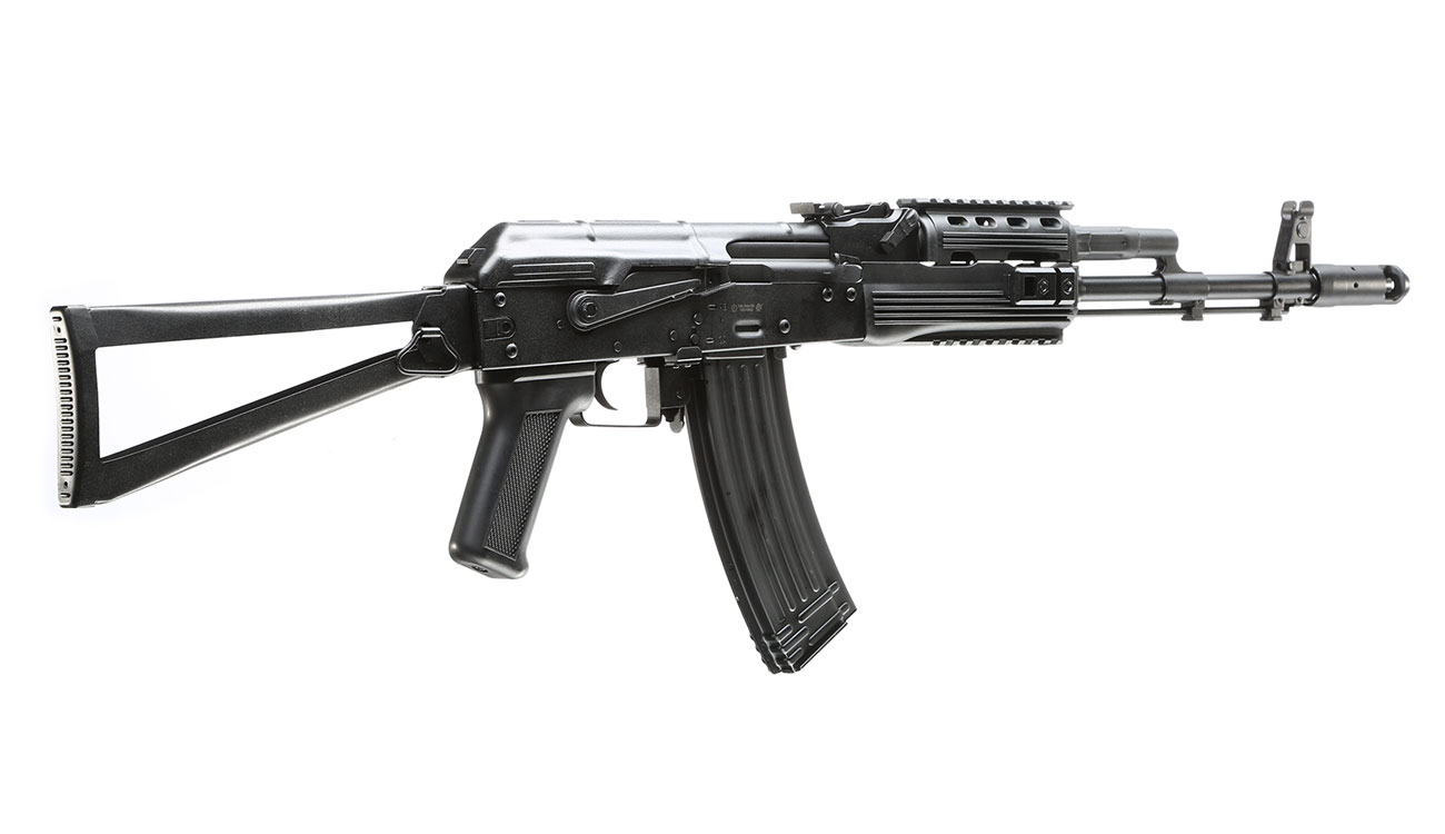 APS AKS-74 Tactical Vollmetall BlowBack S-AEG 6mm BB schwarz Bild 1