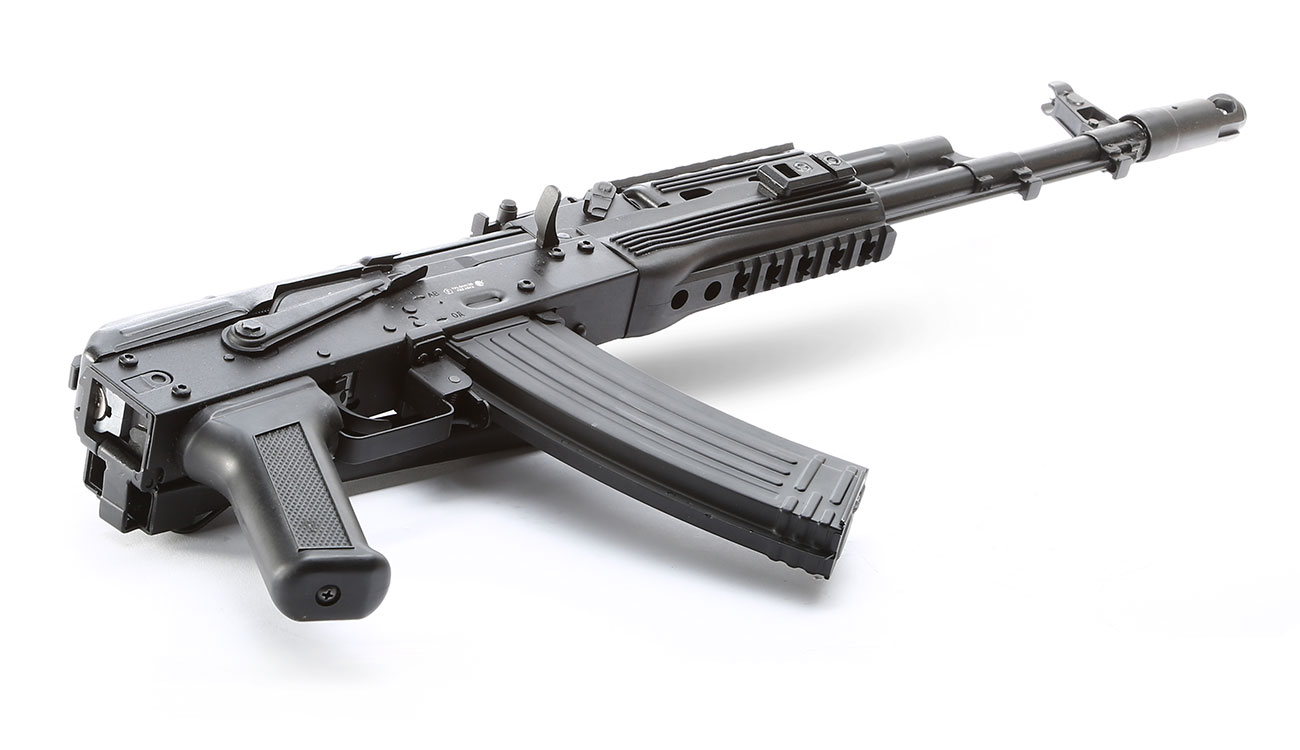 APS AKS-74 Tactical Vollmetall BlowBack S-AEG 6mm BB schwarz Bild 1