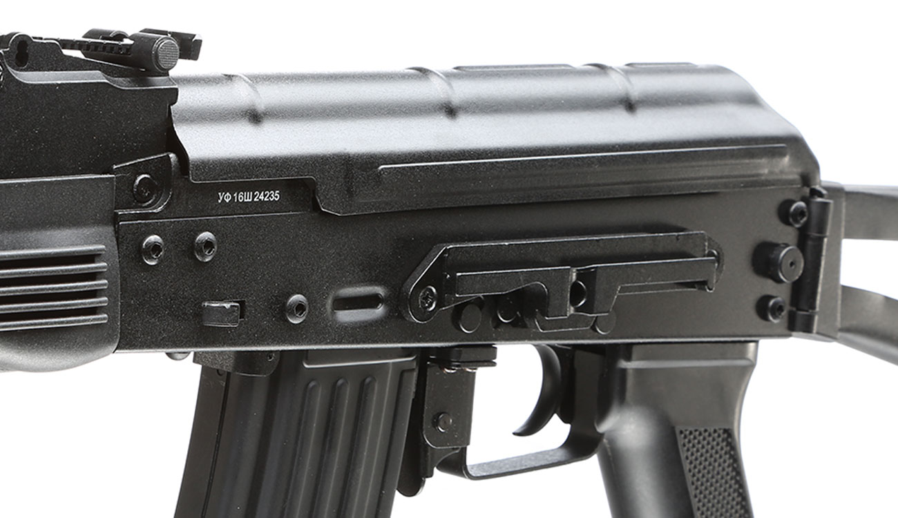 APS AKS-74 Tactical Vollmetall BlowBack S-AEG 6mm BB schwarz Bild 1