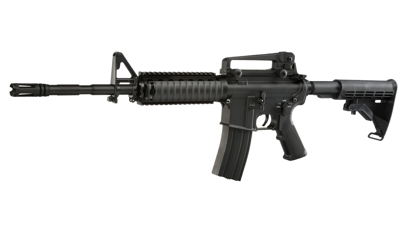 Double Bell M4A1 RIS Carbine Professional Line Vollmetall AEG 6mm BB schwarz