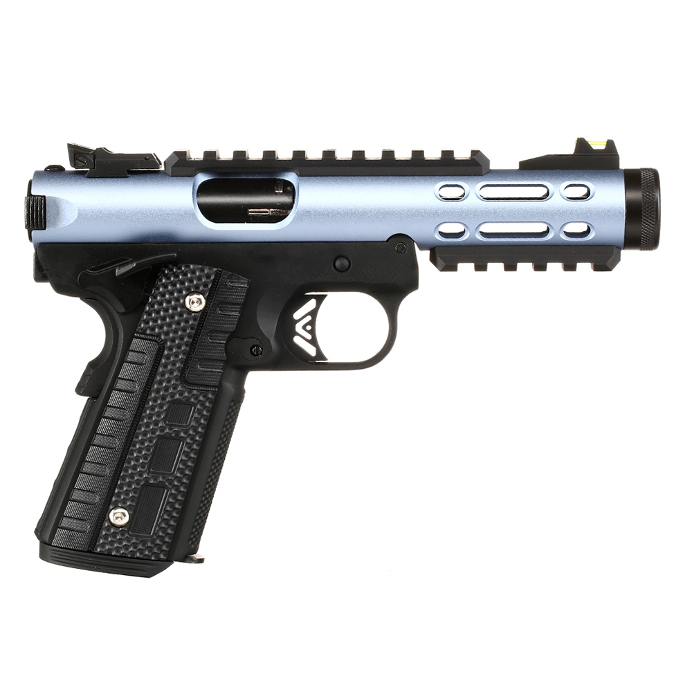 Wei-ETech Galaxy 1911 Vollmetall GBB 6mm BB schwarz / blau Bild 3