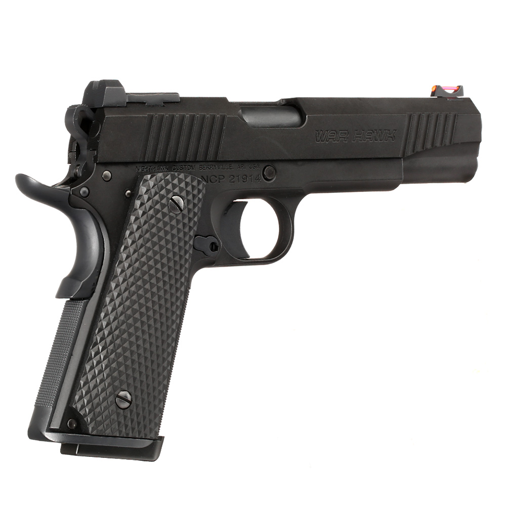 RWA Nighthawk Custom War Hawk Non-Railed Vollmetall GBB 6mm BB schwarz Bild 1