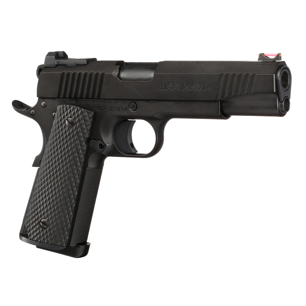 RWA Nighthawk Custom War Hawk Non-Railed Vollmetall GBB 6mm BB schwarz Bild 1