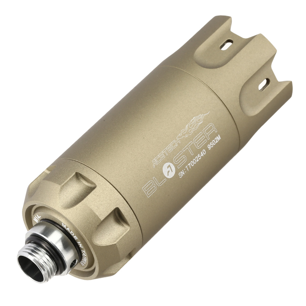 Acetech Blaster Tracer / Flame Effect Flasher Unit inkl. integriertem Akku 14mm- / 11mm+ Tan Bild 1