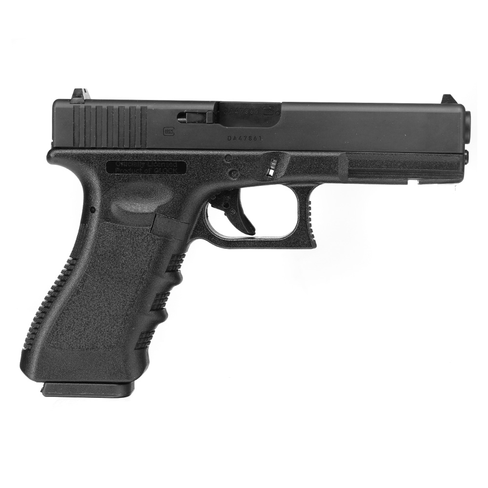 Glock 17 Gen. 3 Airsoft CNC Stahlschlitten GBB 6mm BB schwarz Bild 3