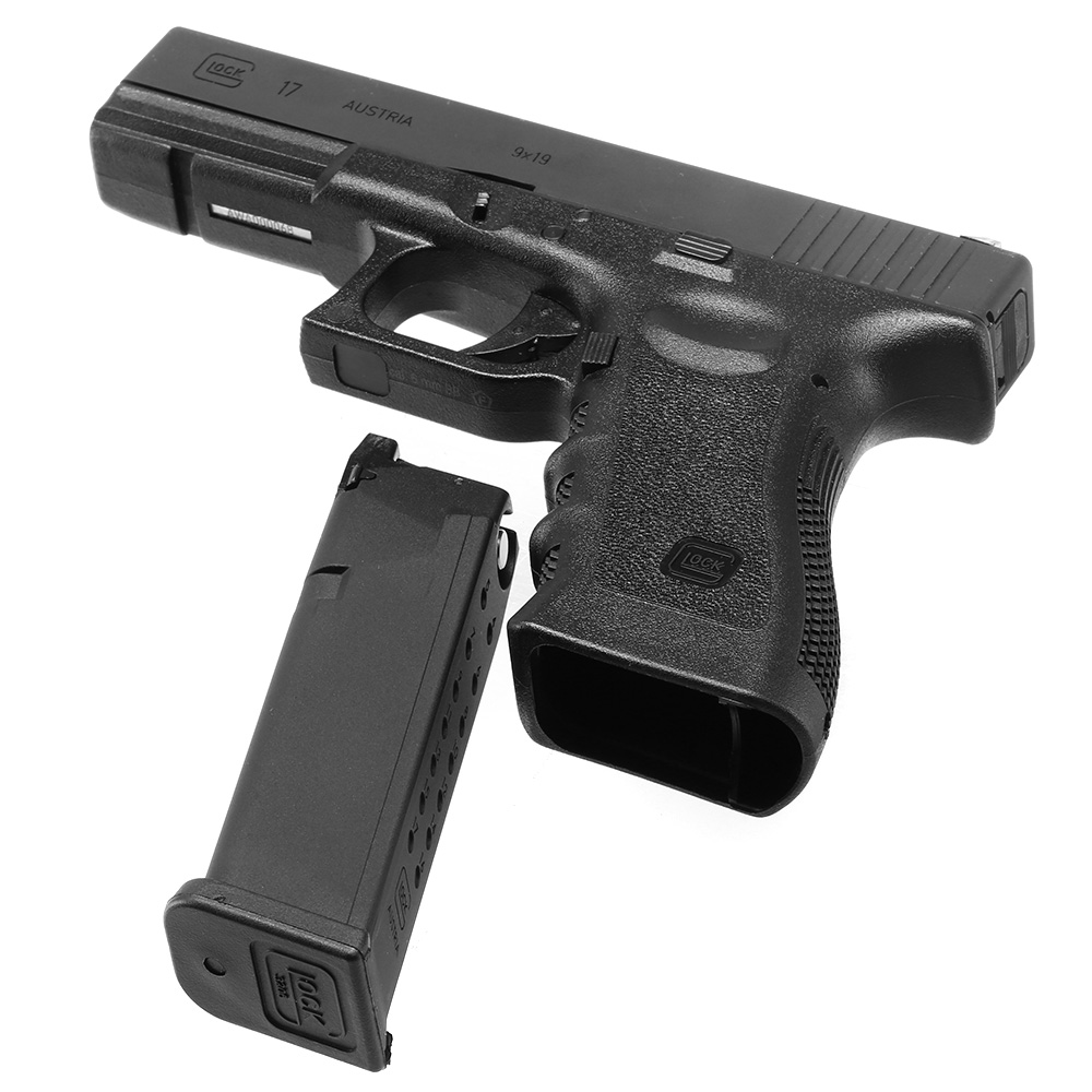 GHK Glock 17 Gen. 3 CNC Stahlschlitten GBB 6mm BB schwarz Bild 5