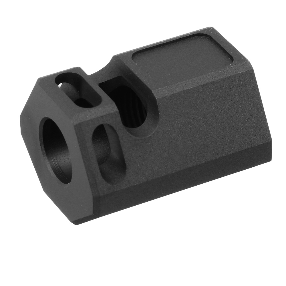 ASG CNC Aluminium Compensator f. CZ P-09 OR CO2BB 14mm- schwarz