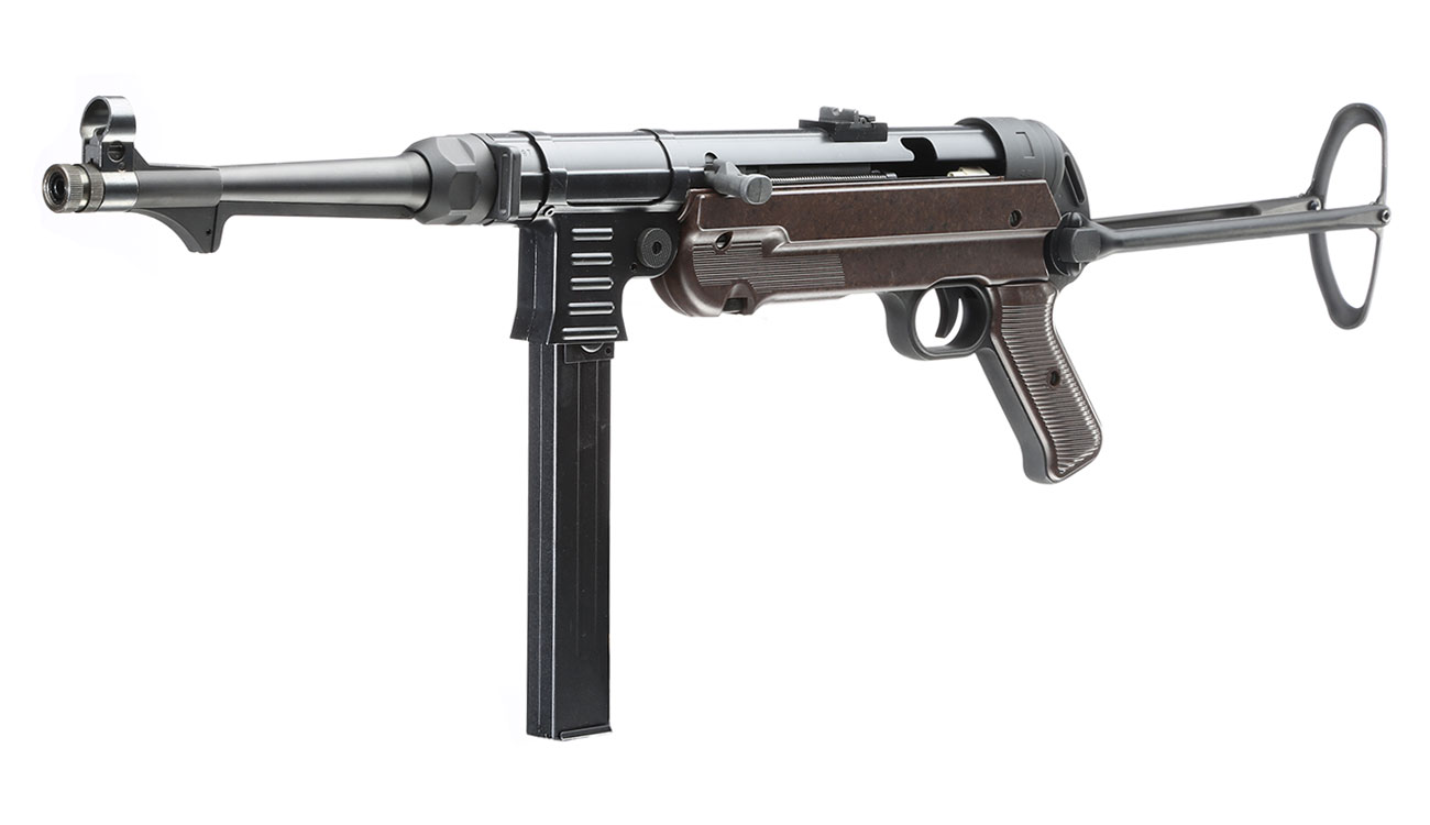 SRC MP40 Airsoft Vollmetall BlowBack Gen. III AEG 6mm BB - World War 2 Deluxe Edition Bild 1