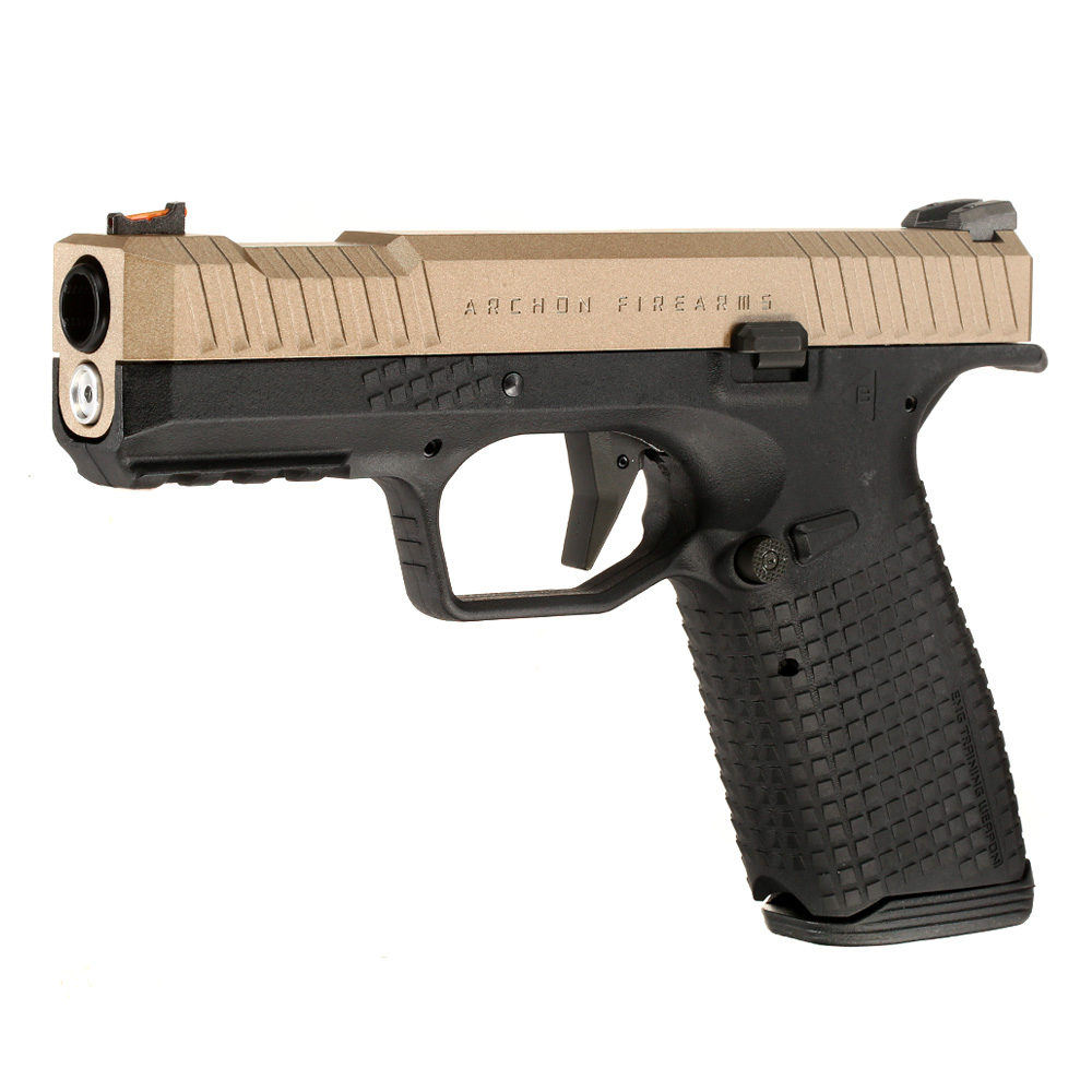 EMG / Archon Firearms Type-B mit Metallschlitten GBB 6mm BB 2-Tone FDE / schwarz