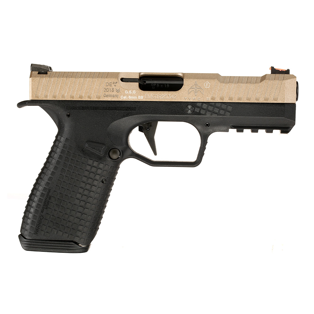 EMG / Archon Firearms Type-B mit Metallschlitten GBB 6mm BB 2-Tone FDE / schwarz Bild 3