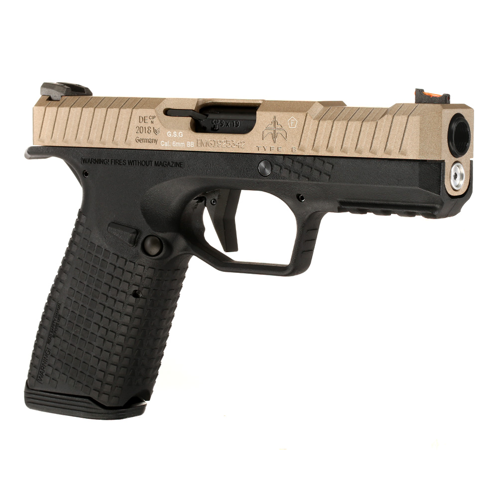 EMG / Archon Firearms Type-B mit Metallschlitten GBB 6mm BB 2-Tone FDE / schwarz Bild 7