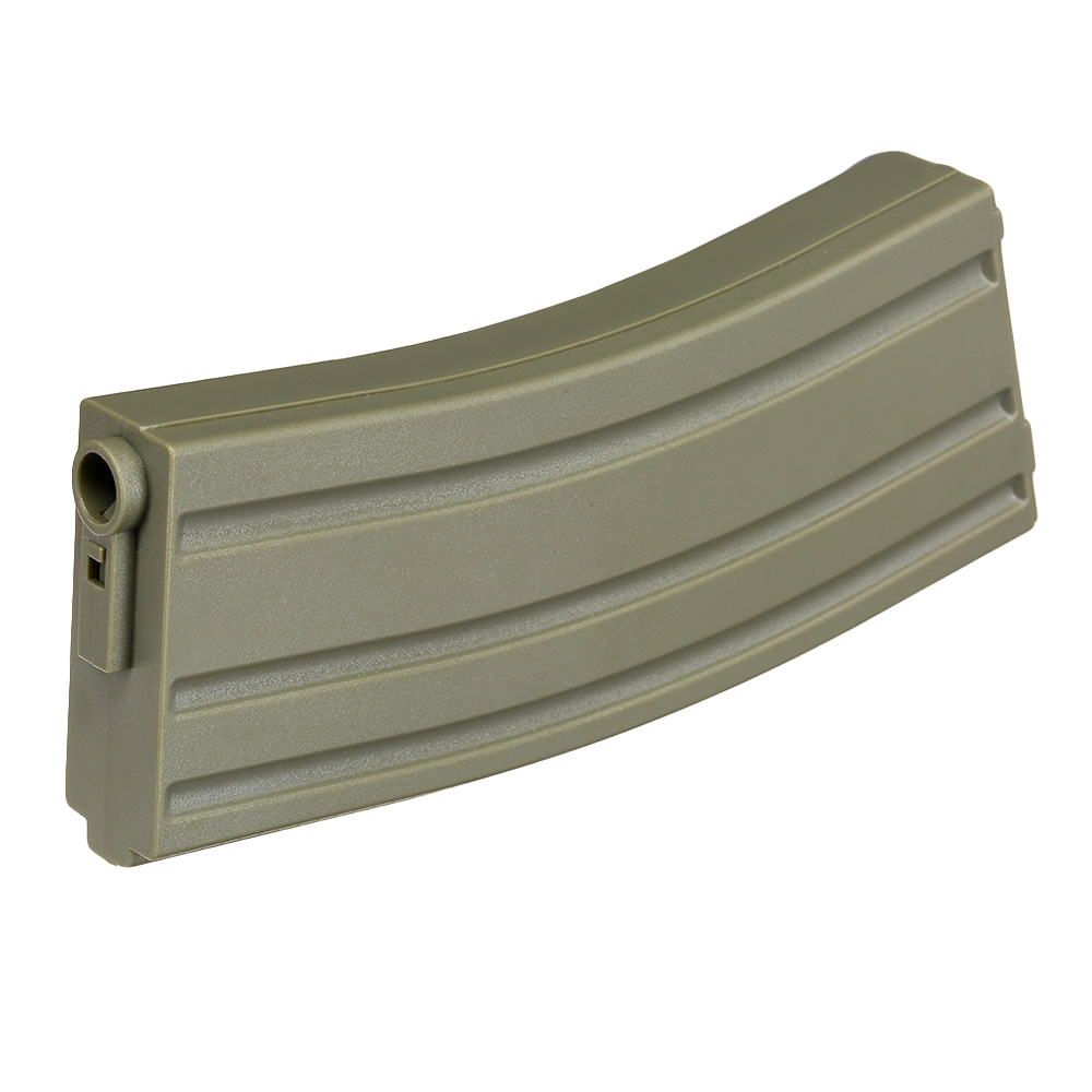 ASG M4 / M16 Polymer-Magazin Mid-Cap 140 Schuss oliv