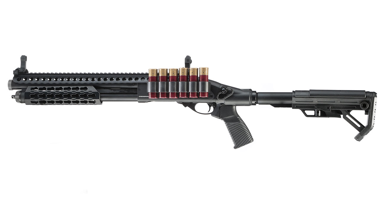 Jag Arms Scattergun SPX2 Vollmetall Pump Action Gas Shotgun 6mm BB schwarz Bild 1