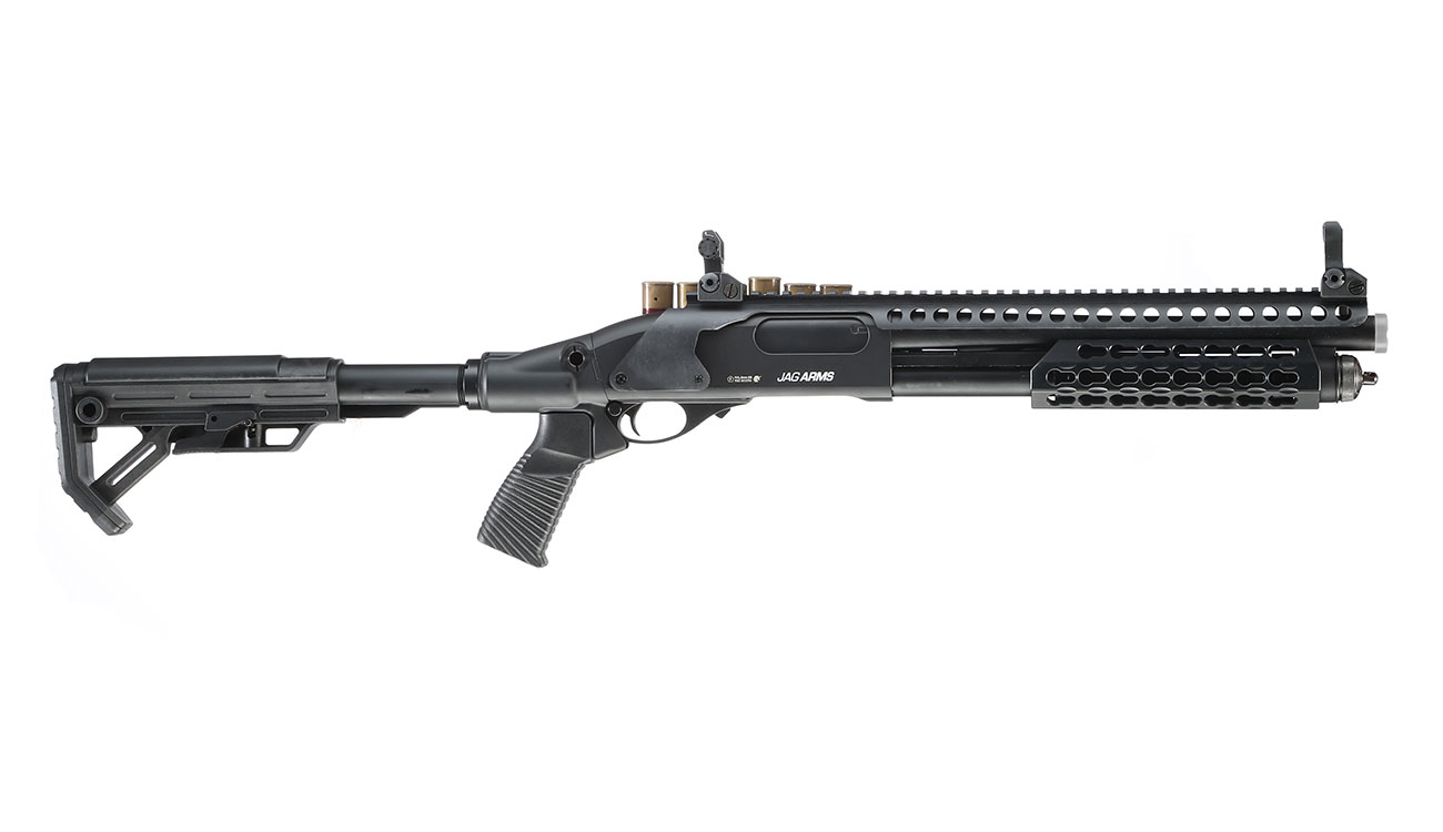 Jag Arms Scattergun SPX2 Vollmetall Pump Action Gas Shotgun 6mm BB schwarz Bild 2