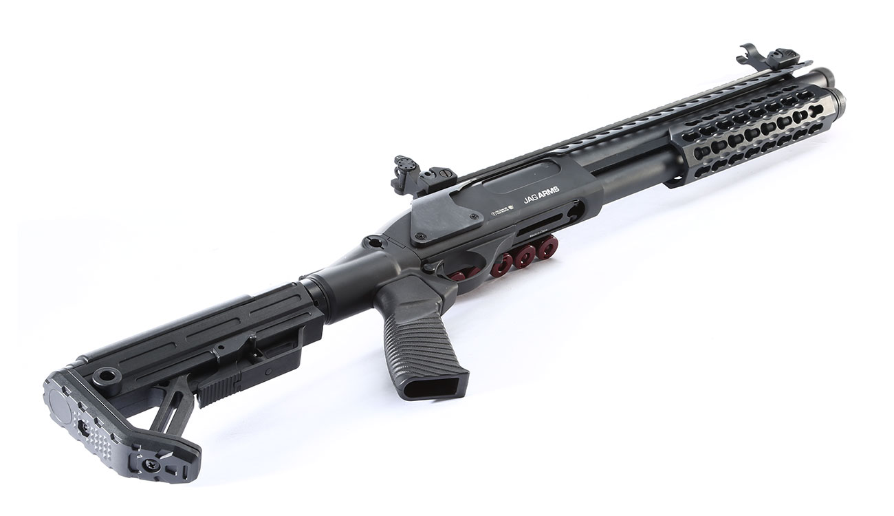 Jag Arms Scattergun SPX2 Vollmetall Pump Action Gas Shotgun 6mm BB schwarz Bild 5