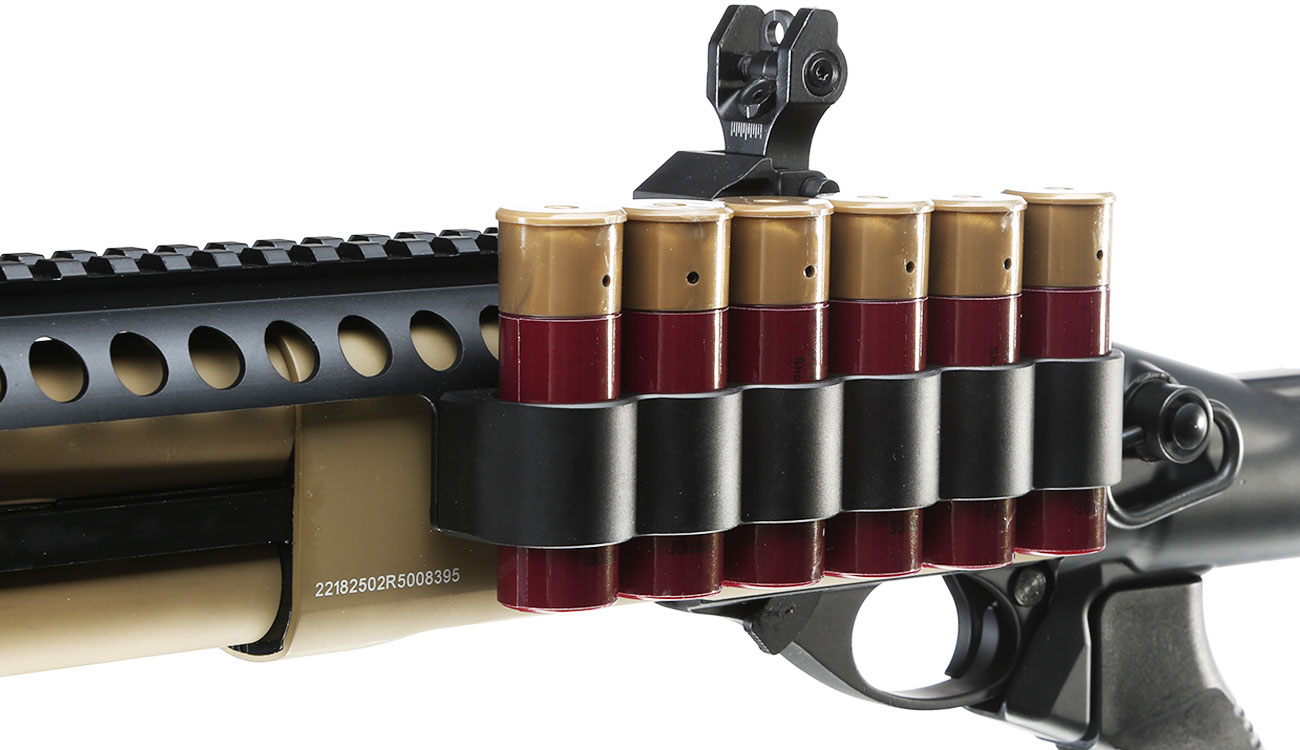 Jag Arms Scattergun SPX2 Vollmetall Pump Action Gas Shotgun 6mm BB tan Bild 7