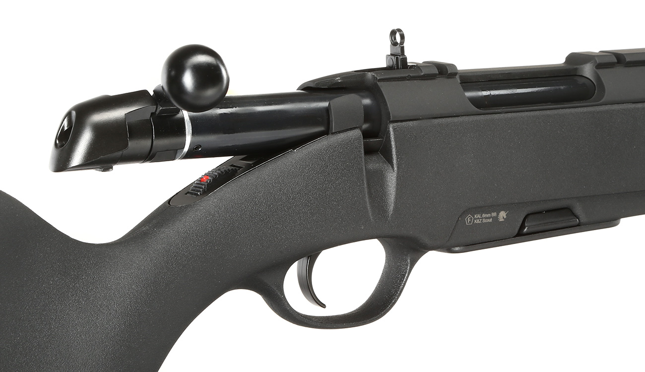 Modify / ASG Steyr Scout Bolt Action Sniper Springer 6mm BB schwarz Bild 9