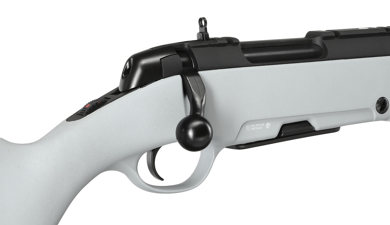 Modify / ASG Steyr Scout Bolt Action Sniper Springer 6mm BB grau Bild 8