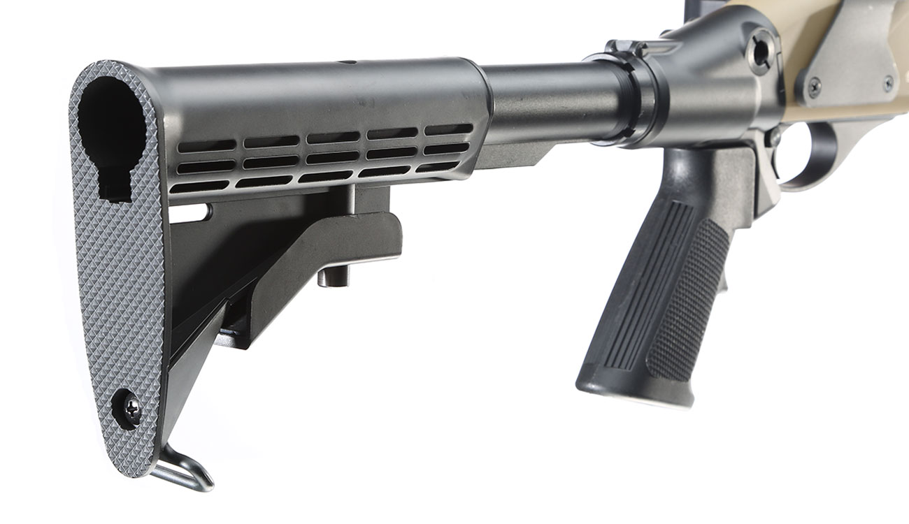 Jag Arms Scattergun SP Vollmetall Pump Action Gas Shotgun 6mm BB tan Bild 9