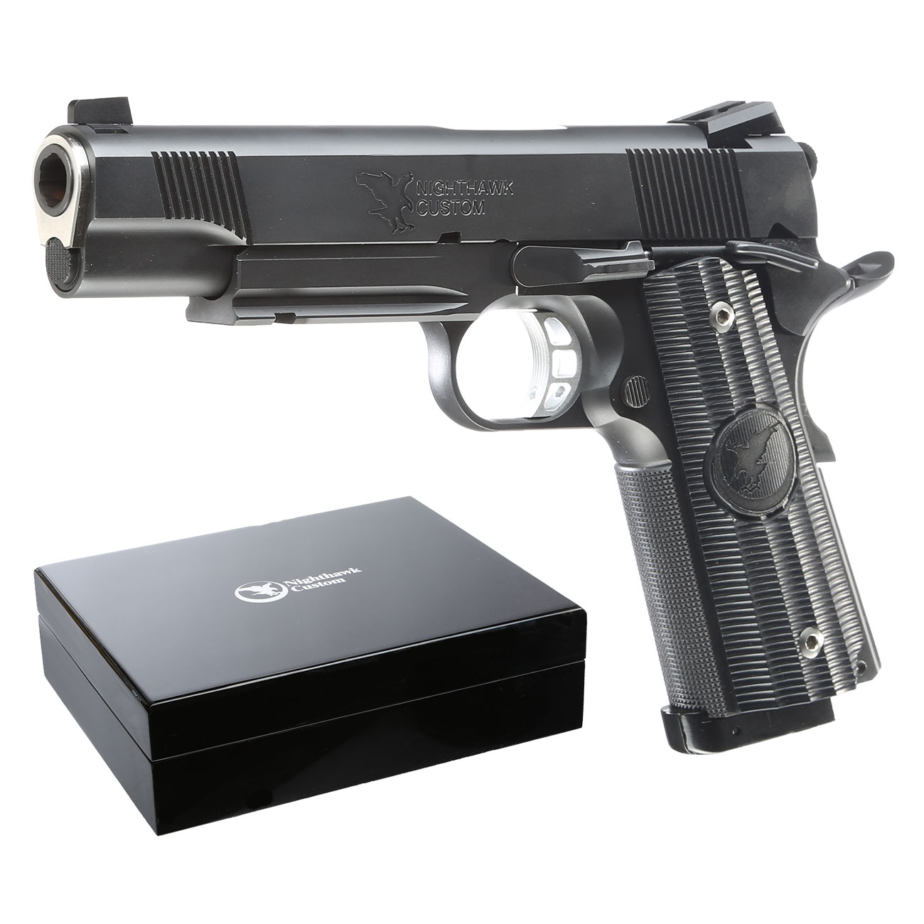 Rwa Nighthawk Custom Grp Stahl Co2 Blowback 6mm Bb Schwarz Limited Edition Kotte Zeller