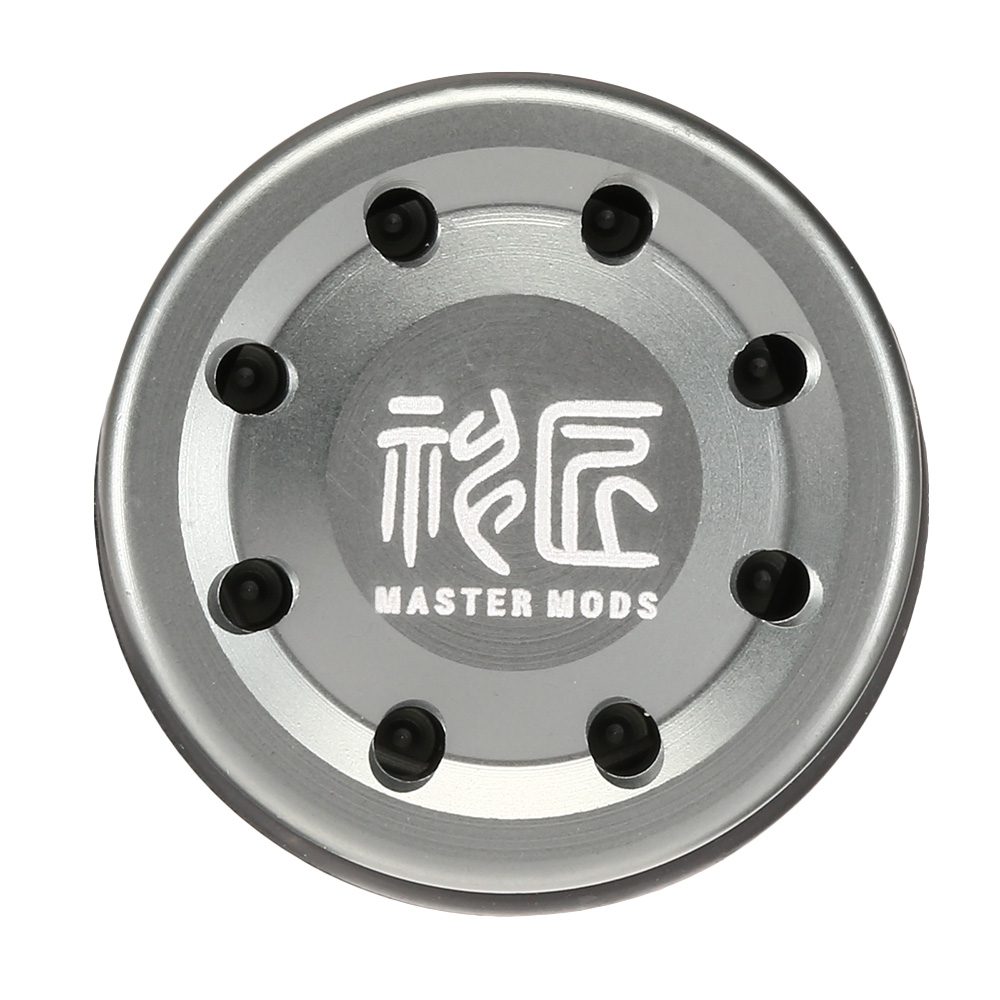 Master Mods 6061 Aluminium CNC Piston Head inkl. Kugellager grau Bild 2