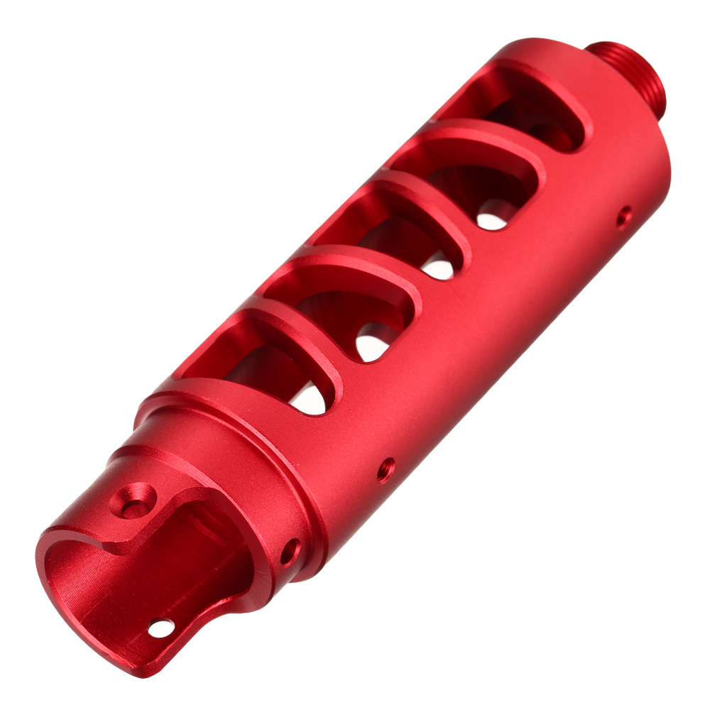 AiRReX Custom-C CNC Aluminium Auenlauf Skeleton f. Action Army AAP-01 rot