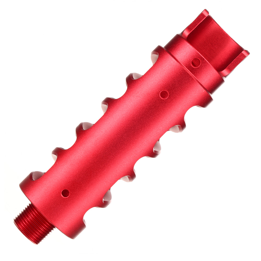 AiRReX Custom-C CNC Aluminium Auenlauf Skeleton f. Action Army AAP-01 rot Bild 2