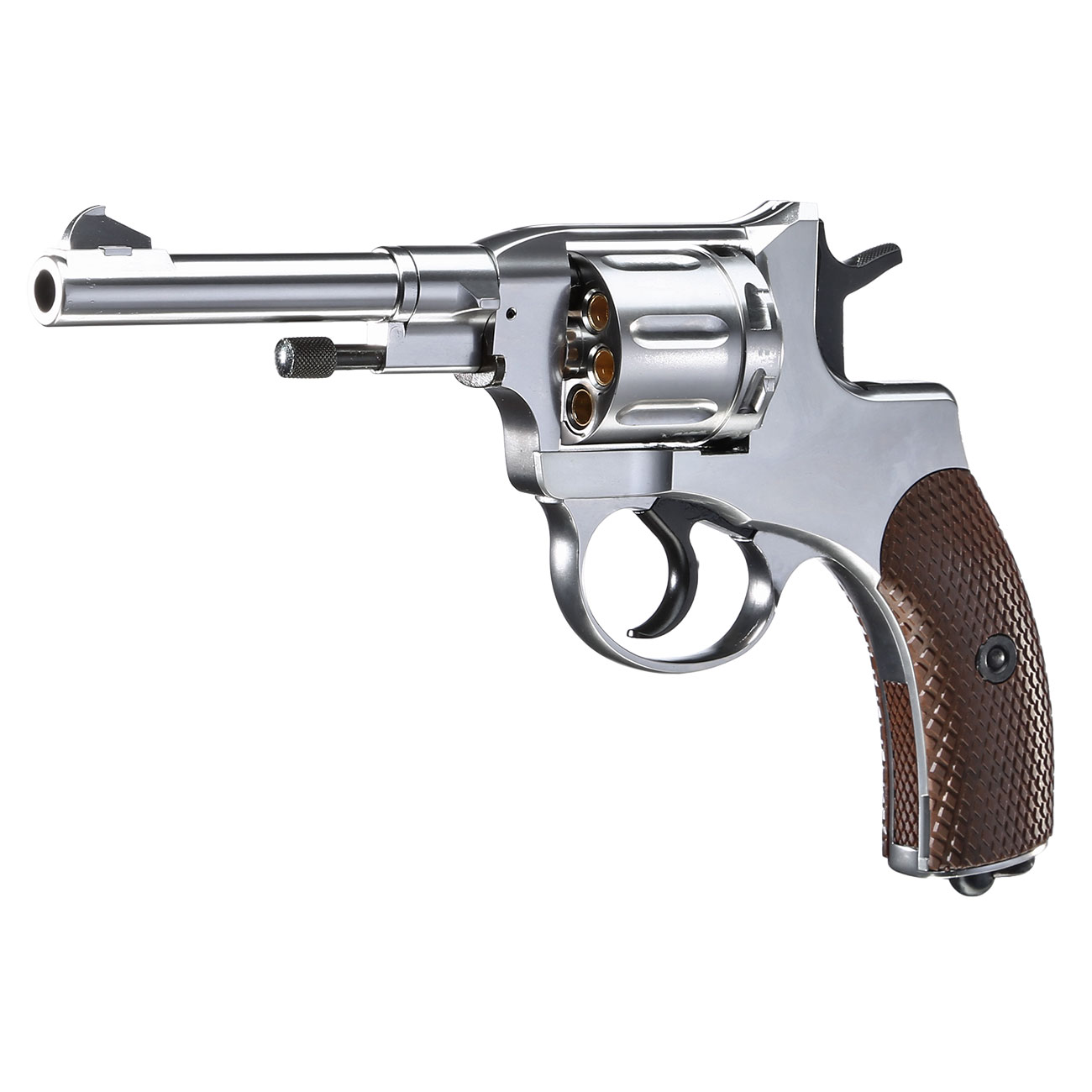 Gun Heaven M1895 Nagant Revolver Vollmetall CO2 6mm BB chrom