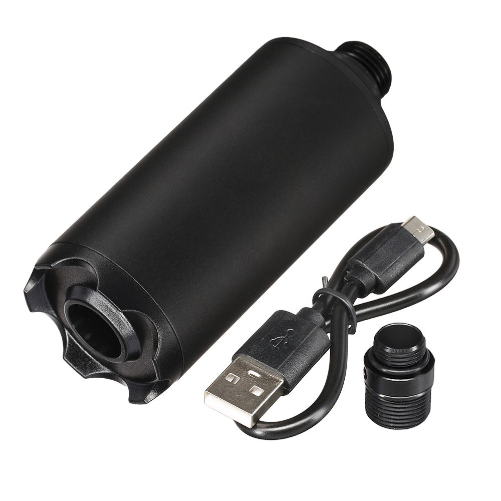 Acetech Brighter C Aluminium Silencer Mini Tracer Unit inkl. LiPo Akku 11mm+ / 14mm- schwarz