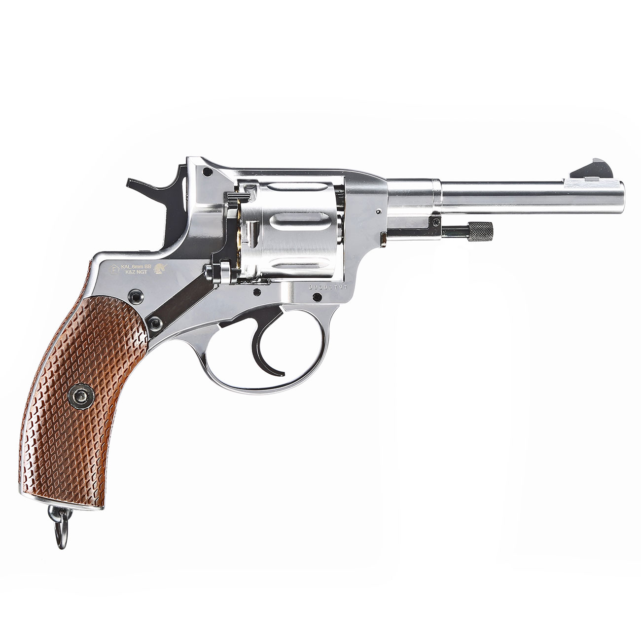 Gun Heaven M1895 Nagant Revolver Vollmetall CO2 6mm BB chrom Bild 2