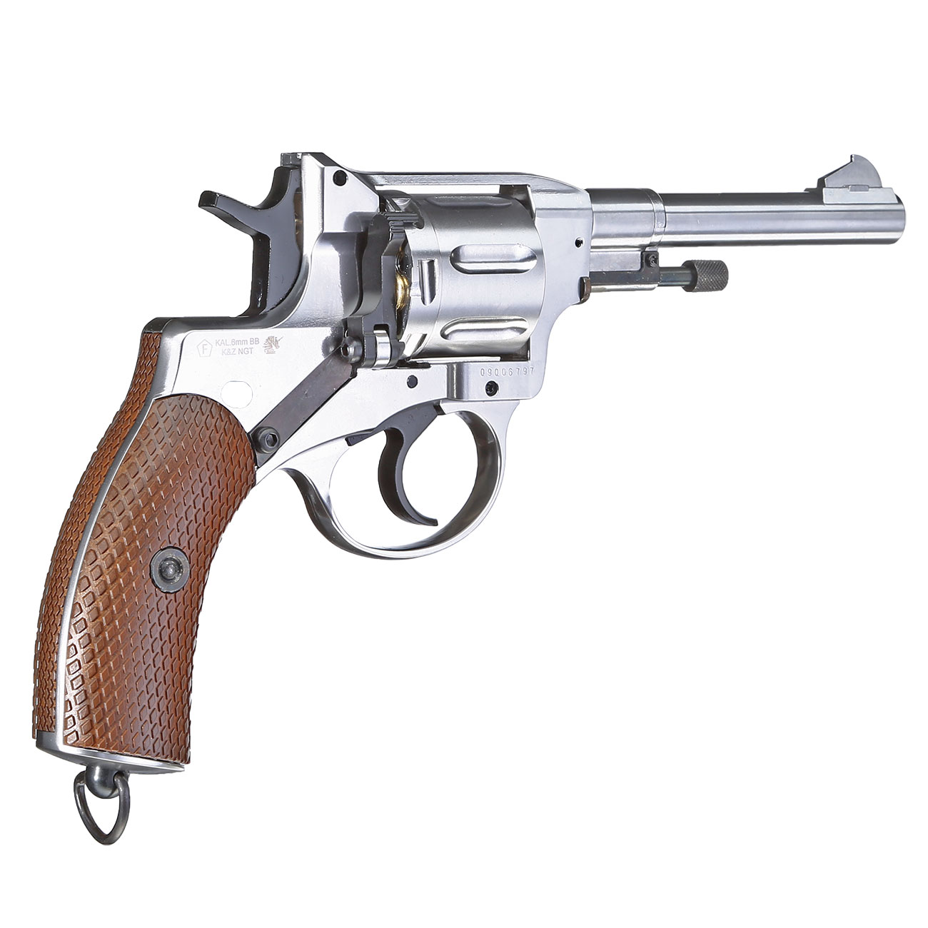 Gun Heaven M1895 Nagant Revolver Vollmetall CO2 6mm BB chrom Bild 3