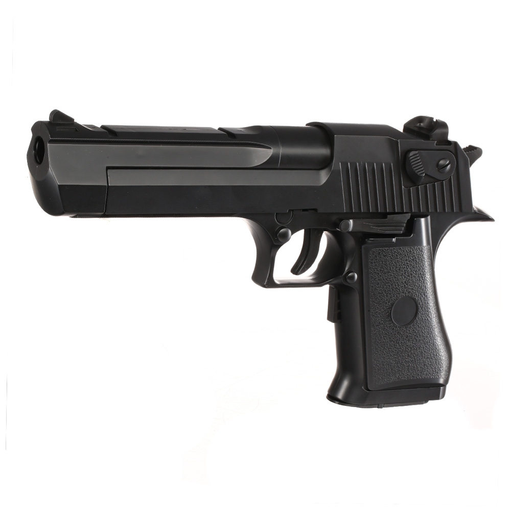UHC Israel Eagle .50AE elektr. Blowback Airsoft EBB 6mm BB schwarz