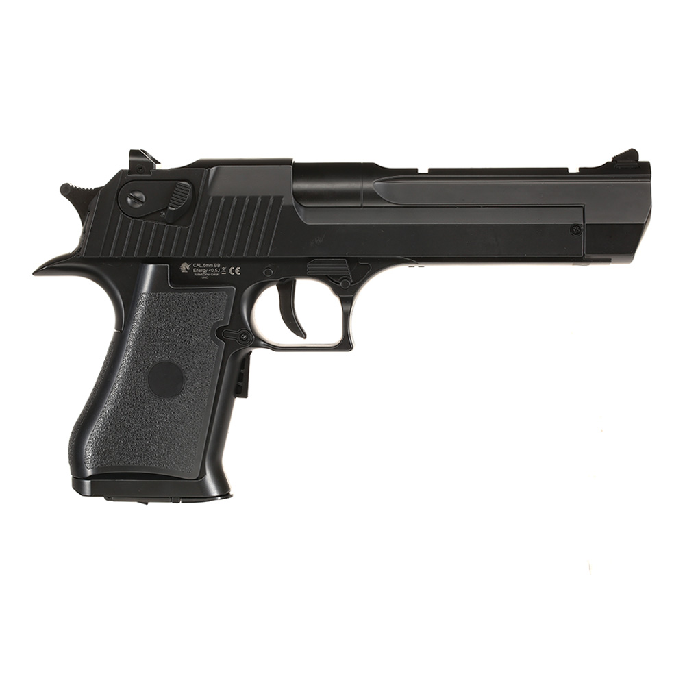 UHC Israel Eagle .50AE elektr. Blowback Airsoft EBB 6mm BB schwarz Bild 3