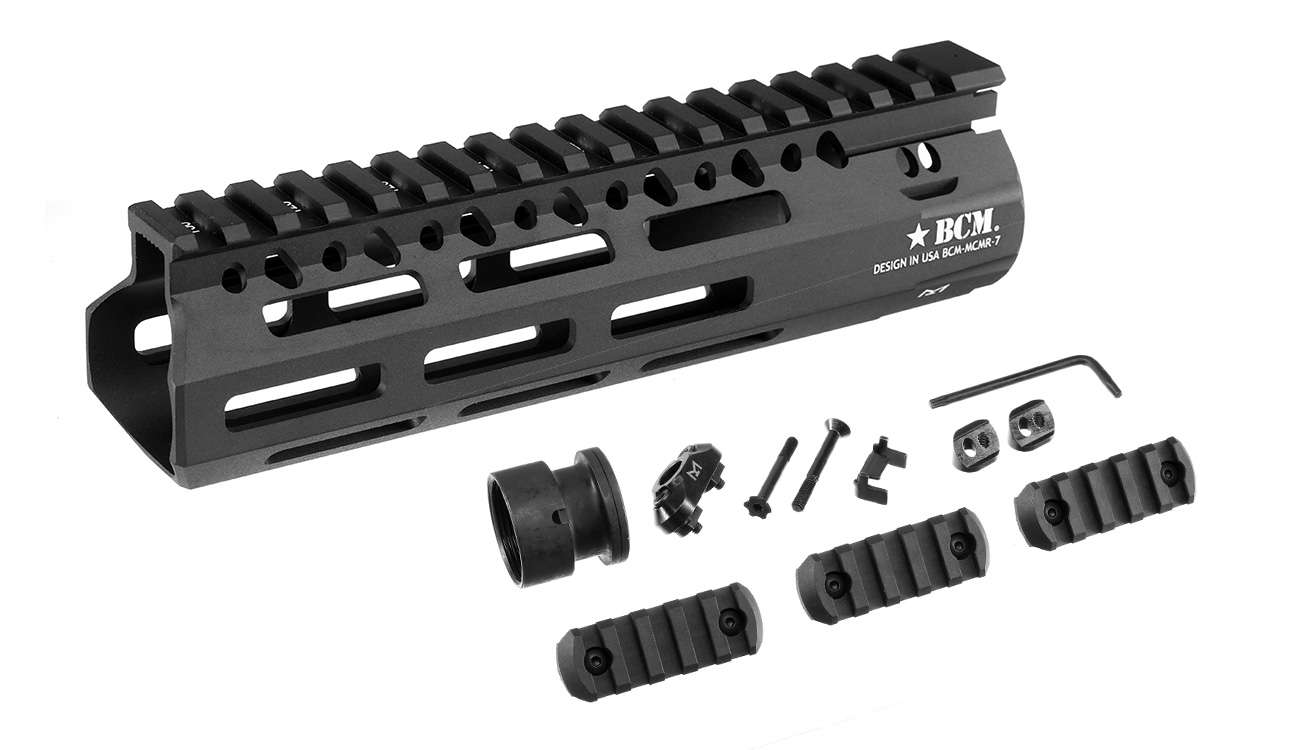 VFC / BCM M4 CNC Aluminium MCMR7 M-LOK Rail Handguard 7 Zoll schwarz