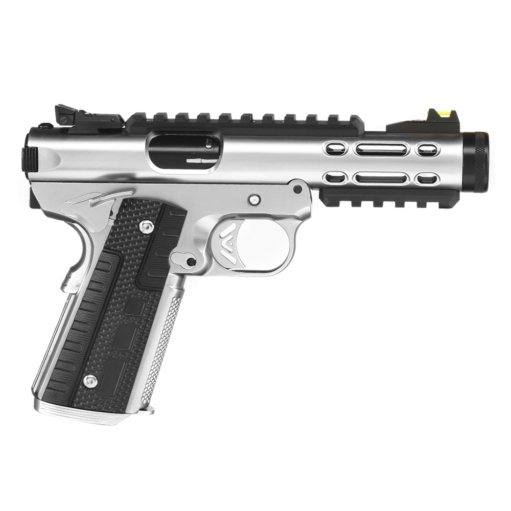 Wei-ETech Galaxy 1911 Vollmetall GBB 6mm BB Satin-Chrome Bild 3