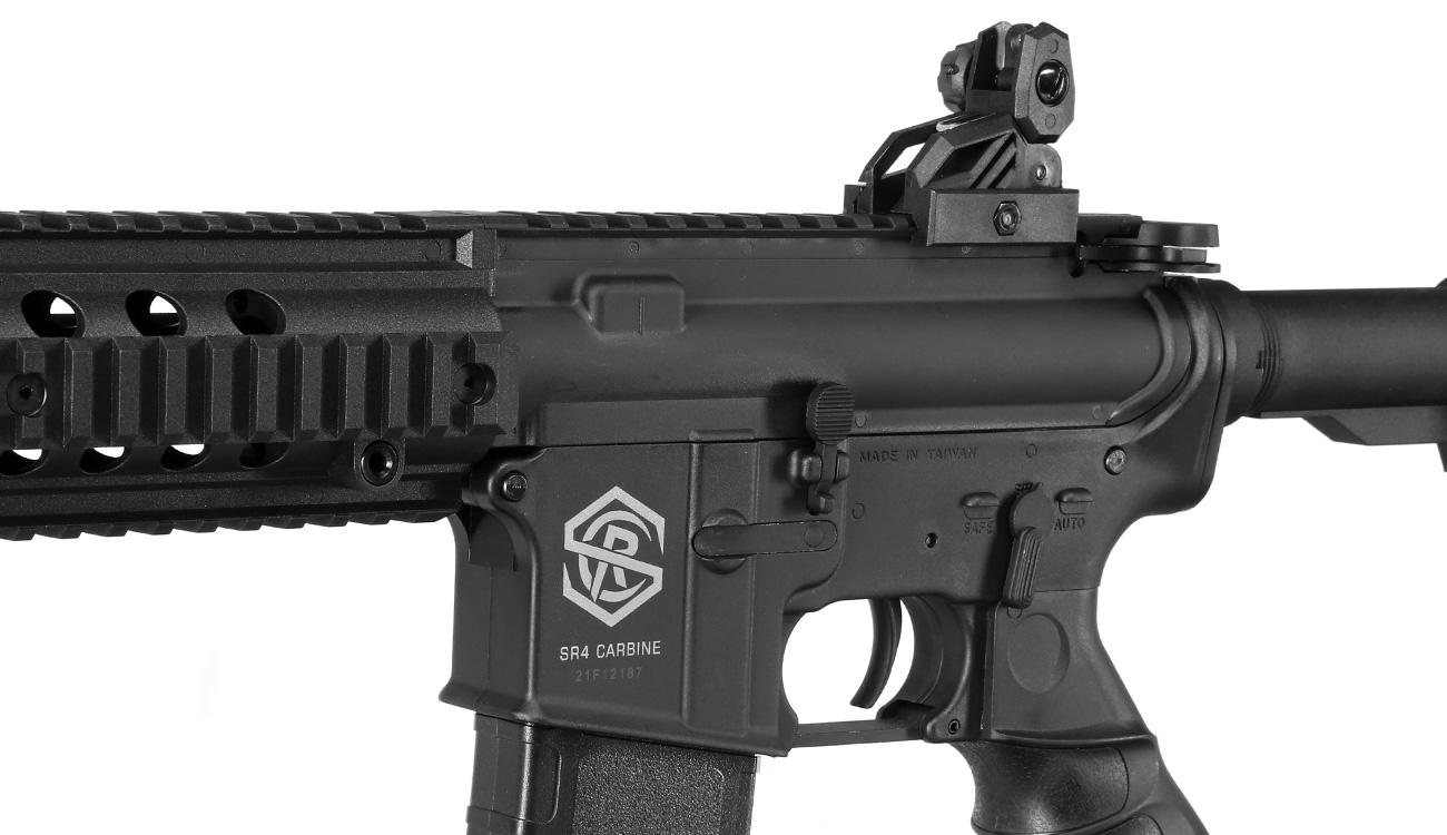SRC M4 SR4 ST-Delta M Sportline Airsoft Polymer AEG 6mm BB + Speedballs Bild 7